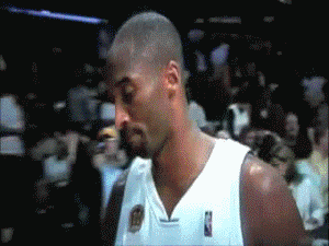 kobe bryant towel to the face GIF