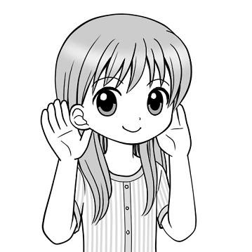 イラスト英語 Lend An Ear 耳を傾ける 耳を貸す イラストで学ぶ 英語表現