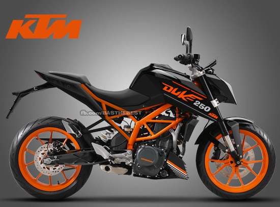 Kiriman renderan 2017 KTM Duke 250 boleeeh juga yaaak 