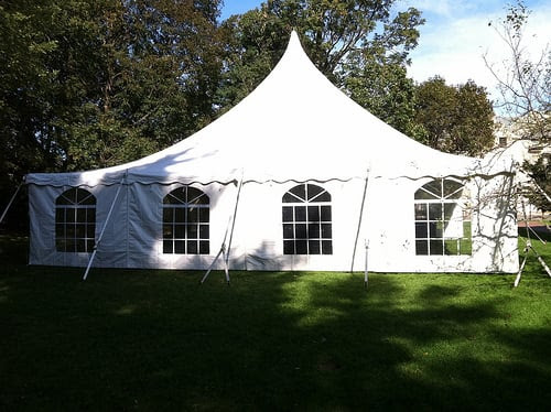 Tents, Inc.  Wakefield, MA, United States. 40x40 High Peak Pole Tent 