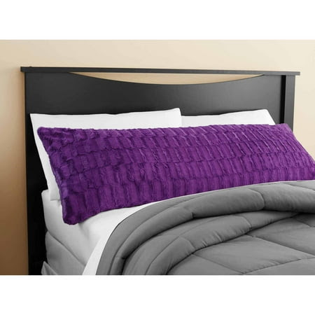 Mainstays Creme de Mure Bamboo Fur Body Pillow Cover