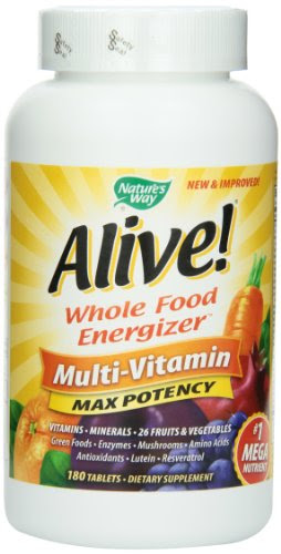 Nature's Way Alive! Max Potency Multi-Vitamin, 180 Tablets
