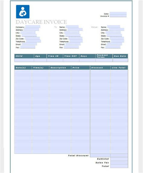 Invoicing is an essential part of running a successful business. free 7 daycare invoice templates in ms word pdf