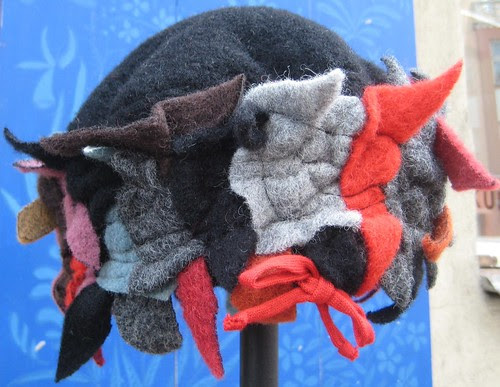 Felted hat in Tallinn by Anna Amnell