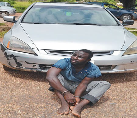 Nigerian Soldier Steals His Friend's Car a Day After Being Dismissed from Army for Robbery (Photo)