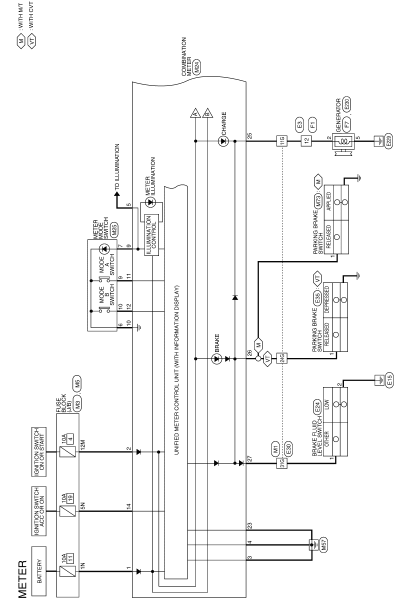 Nissan Altima 2007-2012 Service Manual: Combination meter - ECU