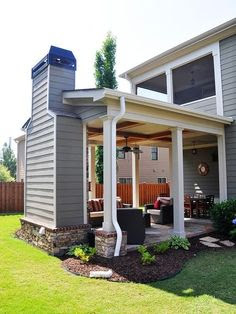 Backyard Covered Patio on Pinterest