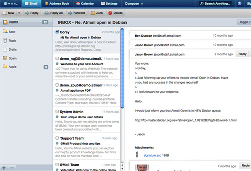 Atmail Webmail Client