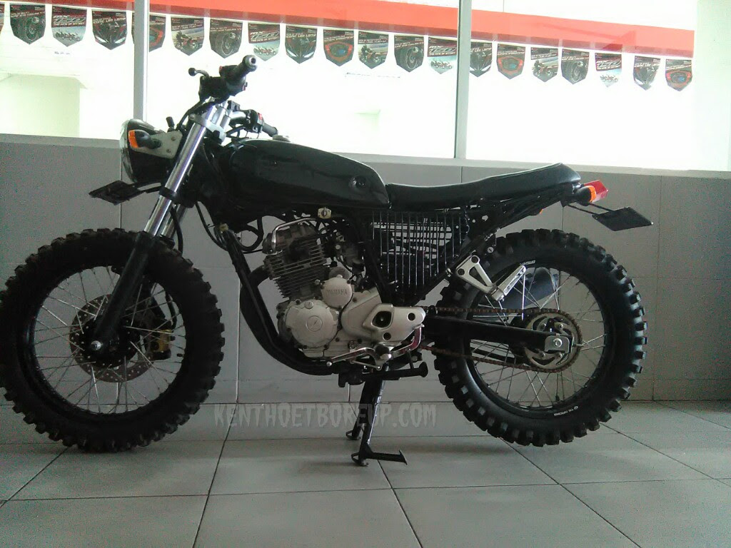 New Scorpio Z dimodifikasi ala flat tracker, keren juga 