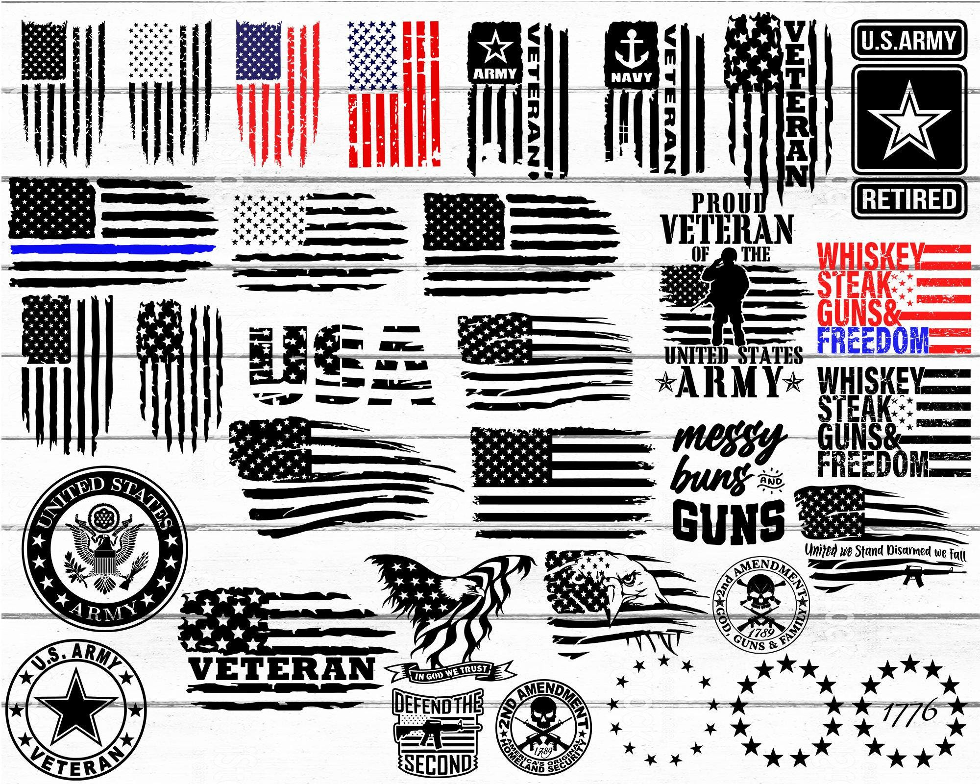 Download Svg Bundles 4th Of July Svg 2nd Amendment Svg Distressed Us Flag Sv Editable Svg File
