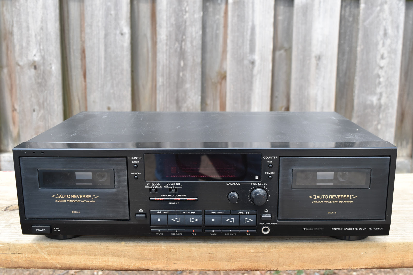 Sony Dual Cassette Deck C-WR690 | Audio Components ...