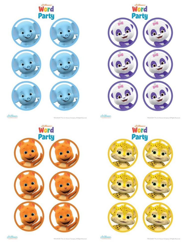 Word Party Birthday Party Printables