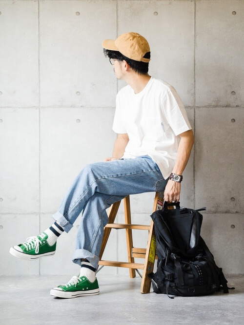 キャップの夏コーデ メンズに人気の色やおしゃれなキャップを紹介 春夏秋冬トレンド情報ピポパ発信局
