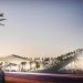 Olaya Metro Station, Olaya Metro Station by Gerber Architekten, Gerber Architekten, Saudi Arabia, Riyadh, Riyadh metro system, metro station, green roofed metro station,