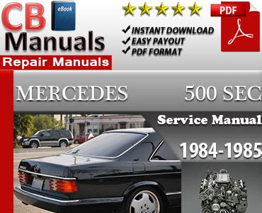 Download Link 1985 mercedes 500sec service repair manual 85 Kindle eBooks PDF