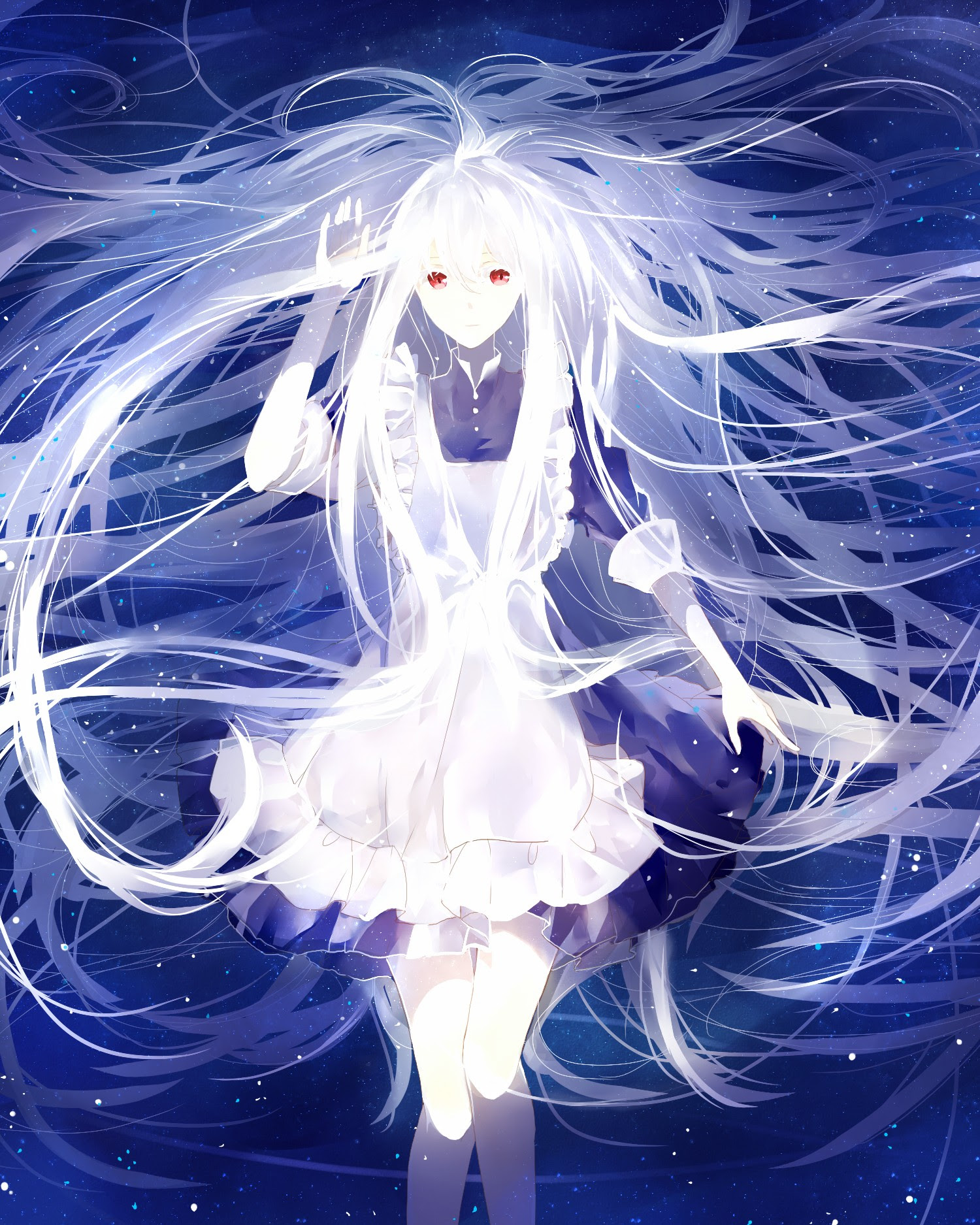 Kozakura Mary, Anime Girls, Kagerou Project, White Hair ...