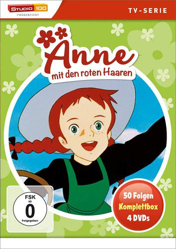 ドイツ語のアニメdvd 赤毛のアン Dvd4枚 全50話収録 ドイツ語学習の教材に抜群 ドイツ語版dvdショップ グリックリヒ