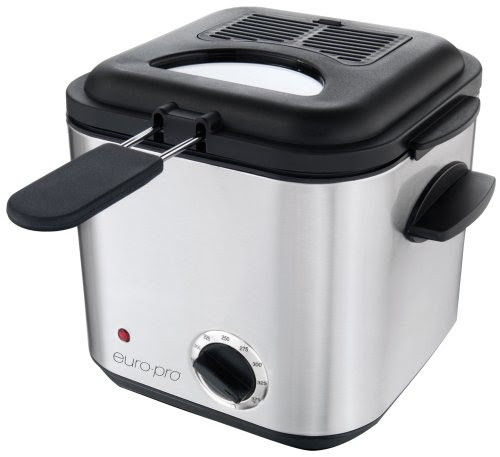 Click for Euro-Pro F1042 Compact 2-Cup Stainless-Steel Deep Fryer