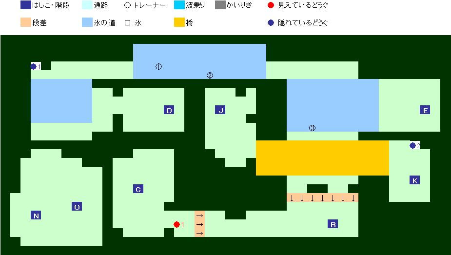 ポケットモンスターハートゴールド ソウルシルバー攻略 データベース マップ