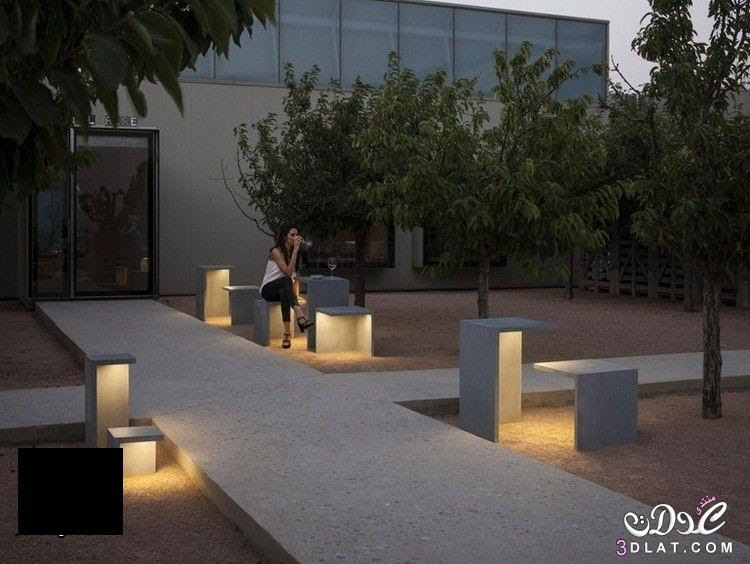 احدث اضاءات حدائق مودرن , اساليب الاضاءة الحديثة الخارجية في الحدائق ابداع