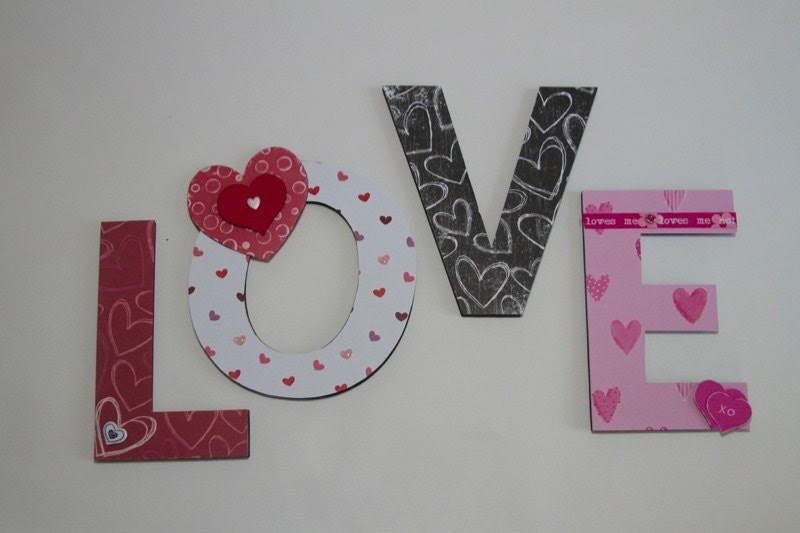 Valentine Room Decor Love Letters Teen by BearySpecialScrappin
