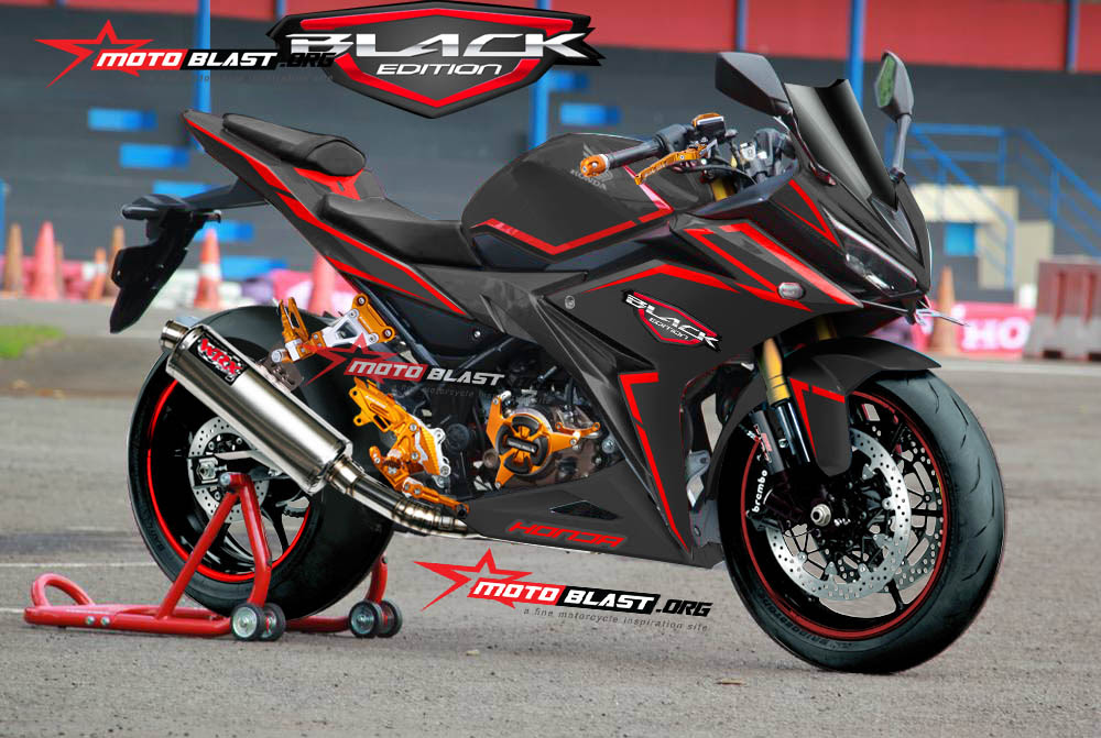 Modifikasi CBR150r 2019 black edition Modifikasi CBR150r 2019 black edition