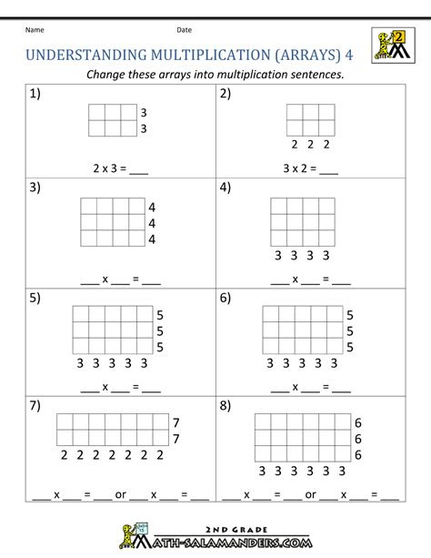  beginning multiplication worksheets