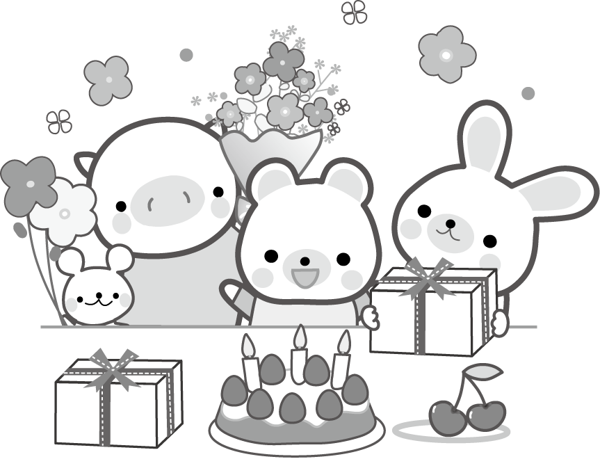 誕生日 バースデー お祝い イラスト 無料素材