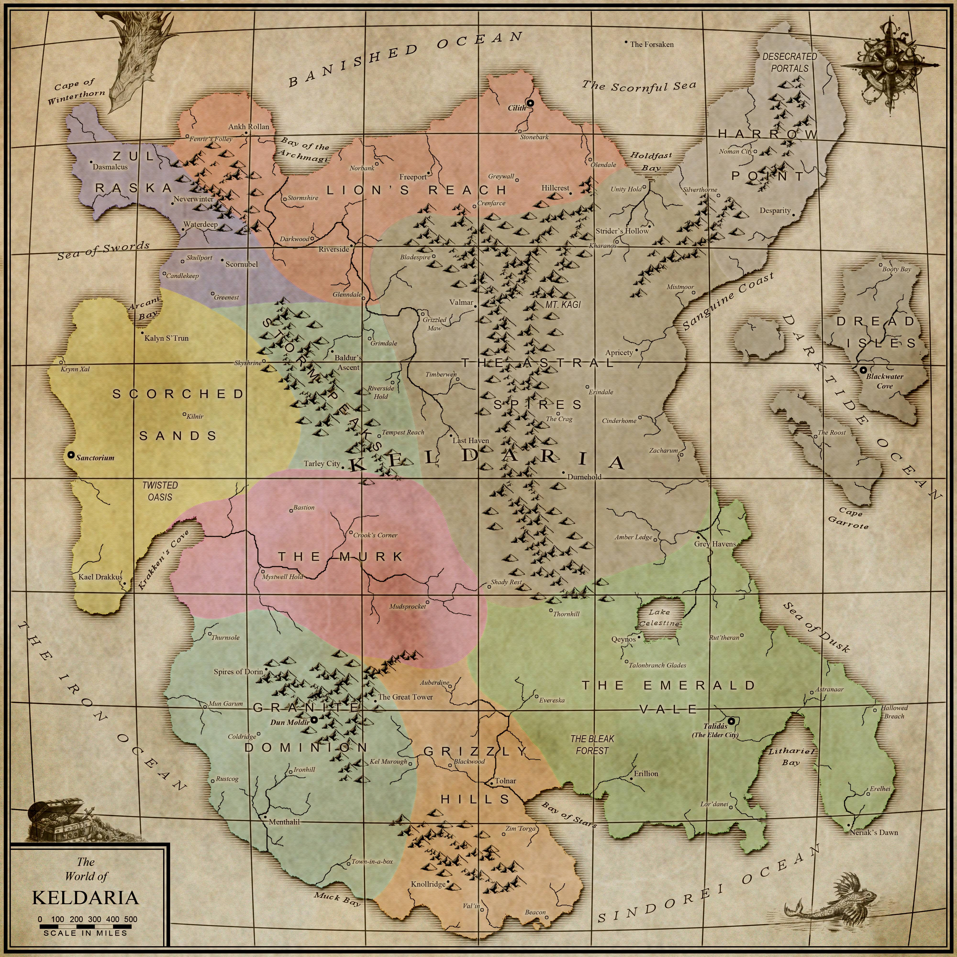 Welcome To The World Of Keldaria 5e Map Just Finished Dnd