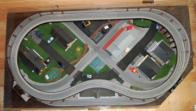 Gauge Portable Train Layout | Portable compact 2 level lay 
