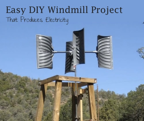 Easy DIY Windmill Project That Produces Electricity  Homestead 