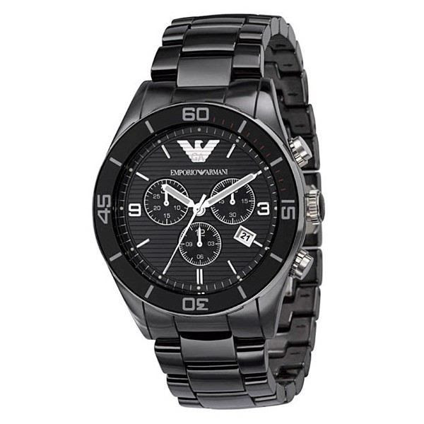 Montre Homme Emporio Armani Chrono Ceramica AR1421 - Difficile de ...