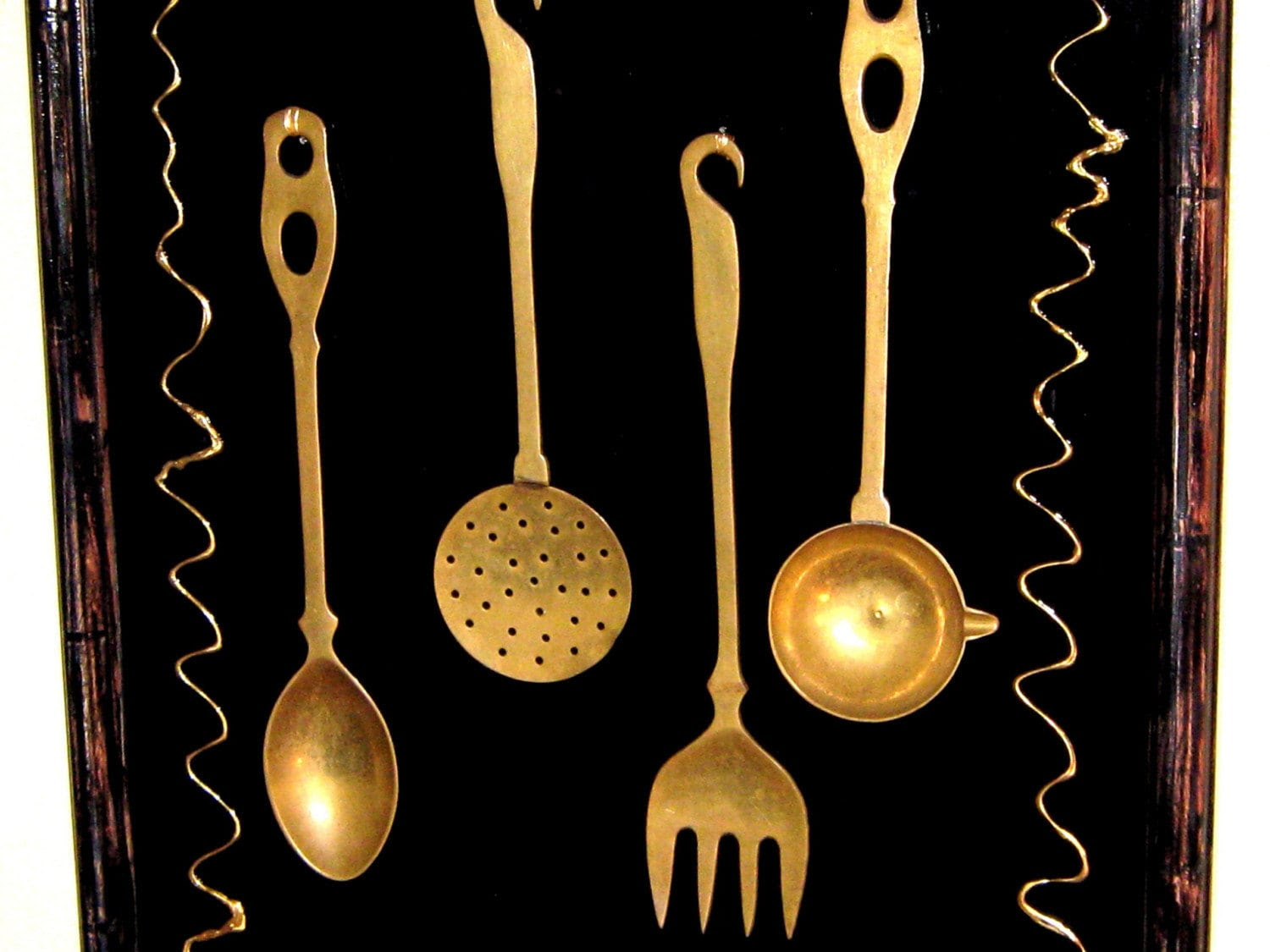 Vintage Kitchen Utensils Wall Art