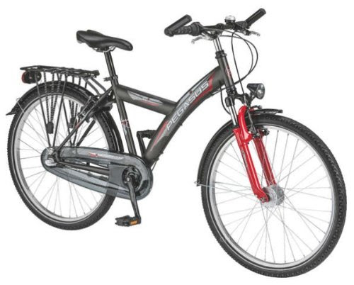PEGASUS Power 41-NL Jungenfahrrad 26 Zoll grau 44 cm Banana 3 Gang-Nabenschaltung 2013