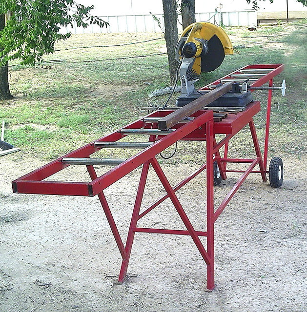 Chop Saw Roller Table, by K. Dahl | Flickr - Photo Sharing!