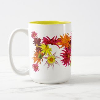 Stargazer Dahlia Mug mug