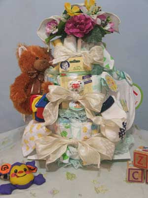 How to Make a Diaper Cake