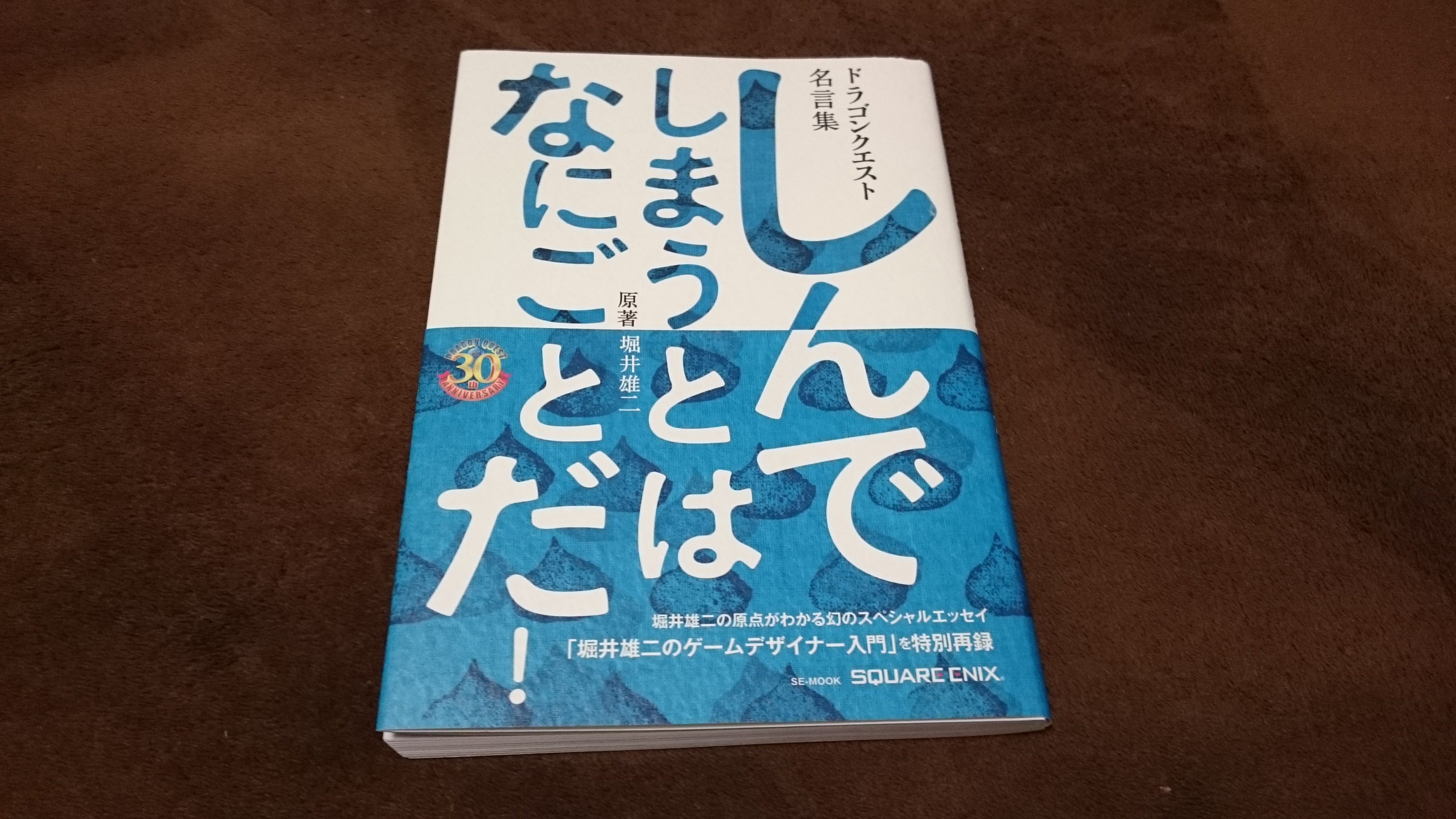 ドラゴンクエスト名言集 しんでしまうとはなにごとだ その日草子