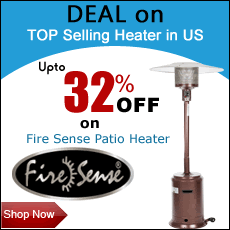 FireSense commercial and residential Patio Heaters