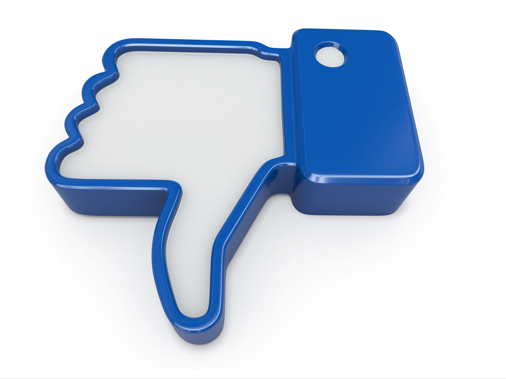 Dislike. Thumb down sign