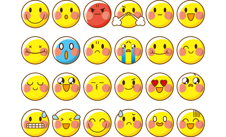 顔文字 をテーマにした無料イラスト素材10選 商用利用可 Acワークスのブログ