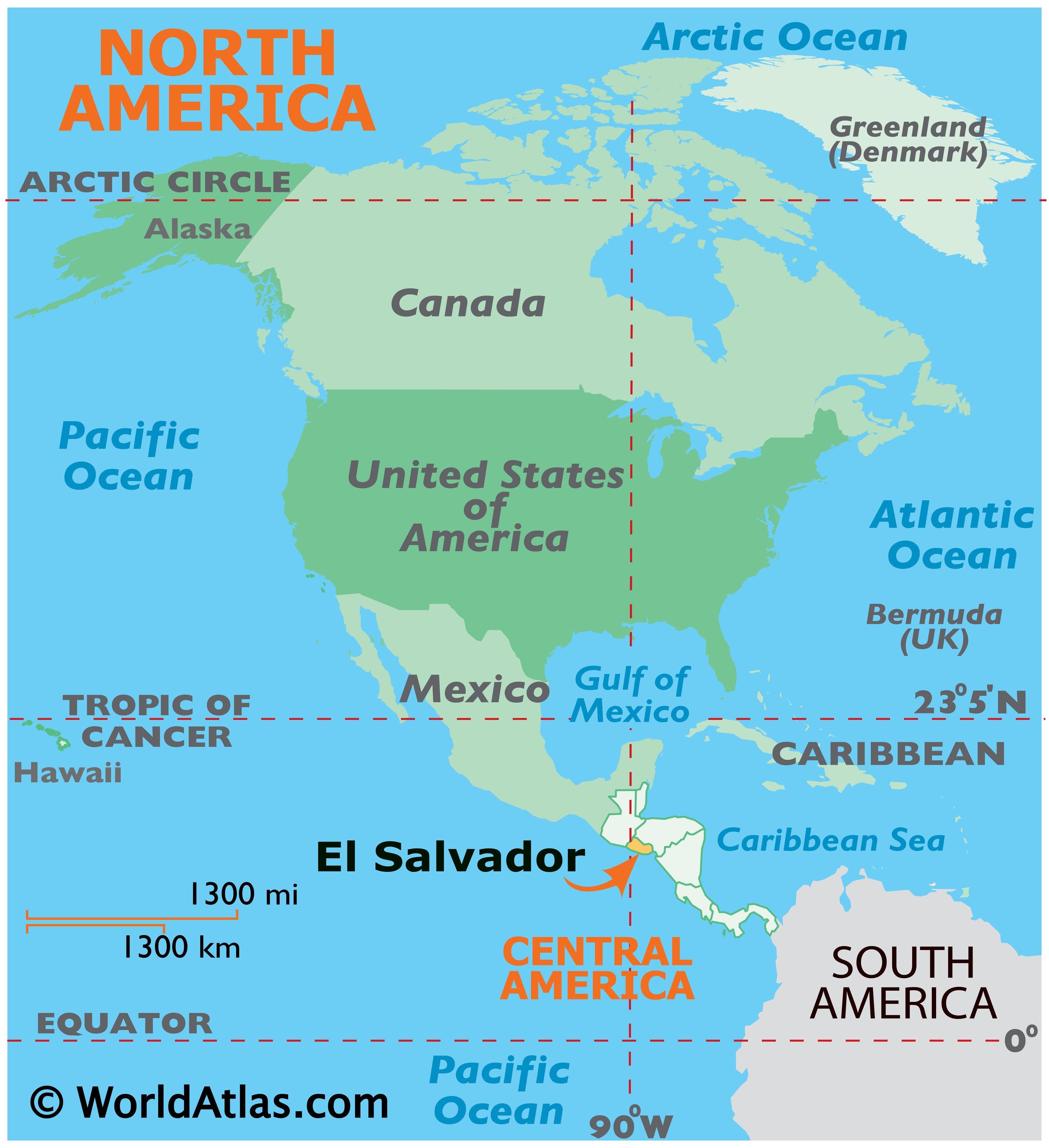 Map Of The World El Salvador Locator Map of El Salvador