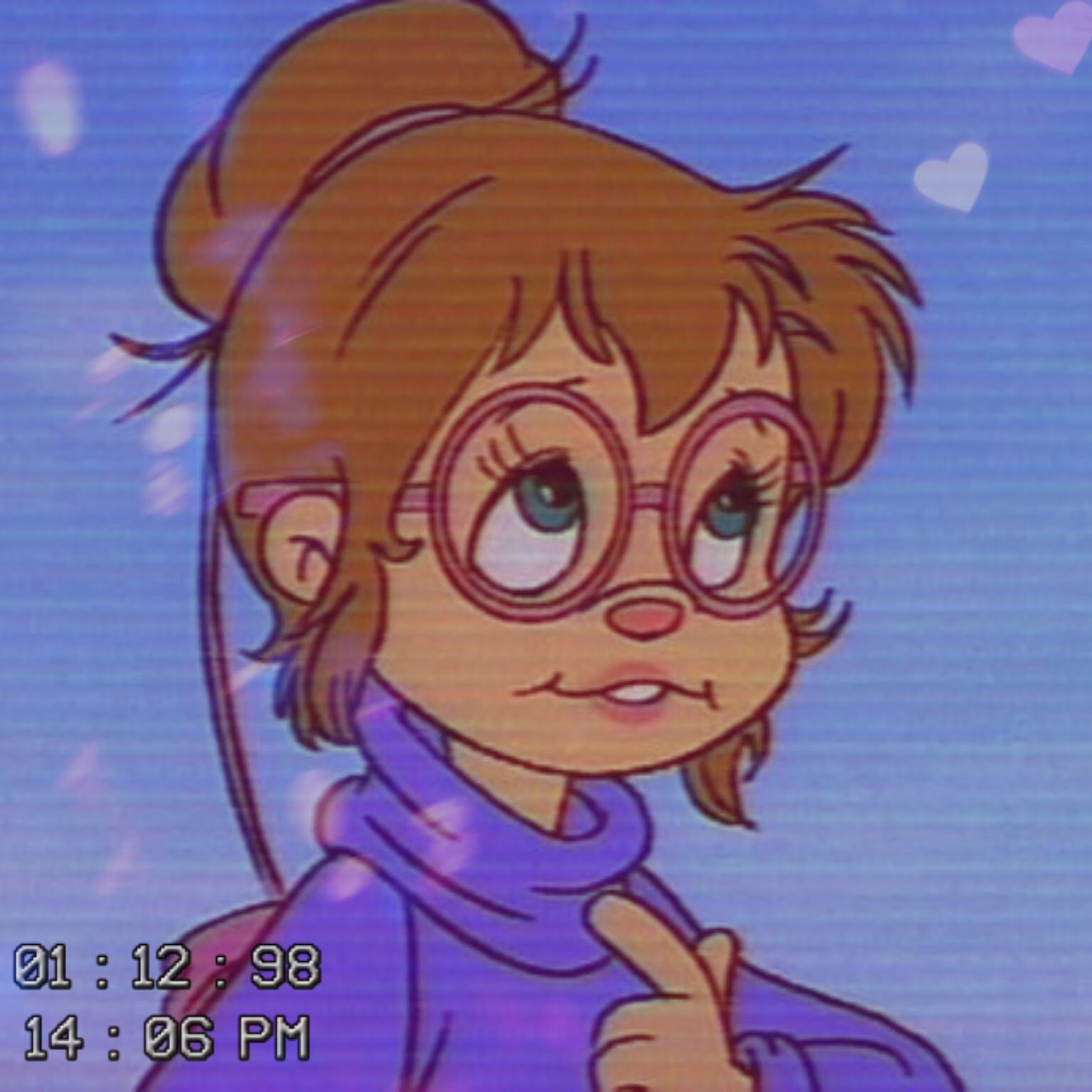 aesthetic vhs love cartoon mood crush chipmunks aesth...