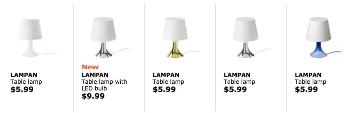 IKEA Lampan becomes cross stitch table lamp