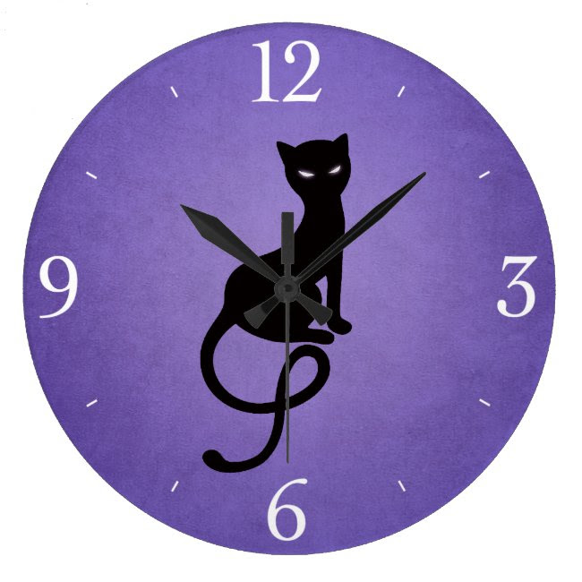 Purple Gracious Evil Black Cat