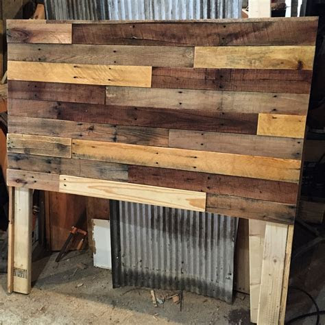 pallet wood headboard diy revival woodworks