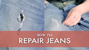 How To Repair Ripped Jeans 3 Ways
