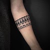 Spiritual Warrior Tribal Armband Tattoo