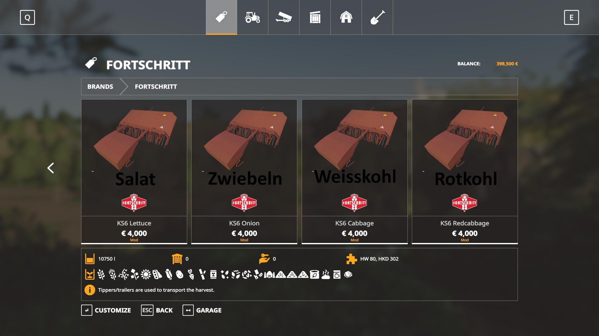 Fortschritt Pack V1 0 0 0 Pack Farming Simulator 19 19 Mod
