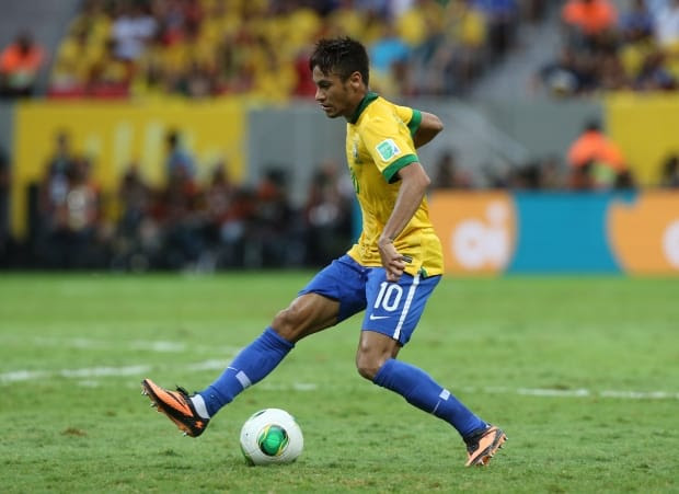 Neymar abriu o placar da partida